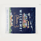 Welkom op het grote feest wandkleed (Voorkant (horizontaal))