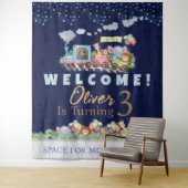 Welkom op het grote feest wandkleed (In situ)