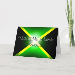 Welkom op het mooie Jamaica Wenskaart Kaart