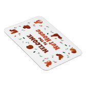 Welkom op het Nut House Squirrels Magneet (Rechterzijde)