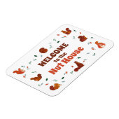 Welkom op het Nut House Squirrels Magneet (Linkerzijde)