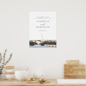 Welkom op het verlovingsfeest van het WASHINGTON D Poster (Keuken)