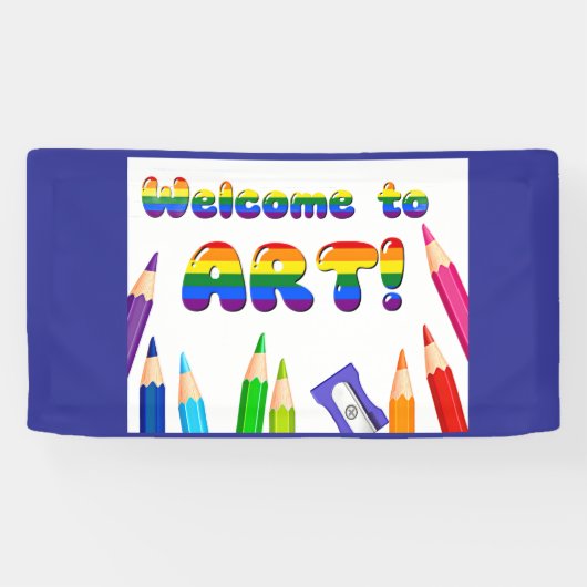Welkom op Kunst Klaslokaal Banner (Horizontaal)
