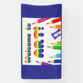 Welkom op Kunst Klaslokaal Banner (Verticaal)