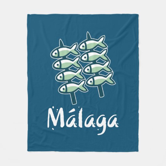 Welkom op Malaga 8: El Espeto Fleece Deken (Voorkant)