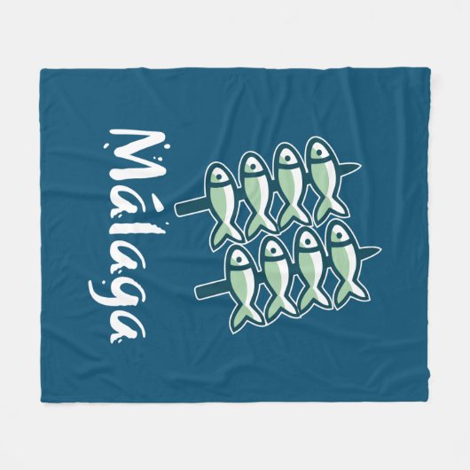 Welkom op Malaga 8: El Espeto Fleece Deken (Voorkant (Horizontaal))