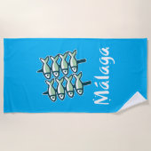 Welkom op Malaga 8: El Espeto Strandlaken (Voorkant)