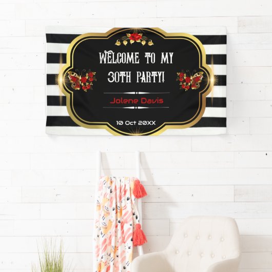 Welkom op mijn 21ste Feest Spandoek (Insitu)