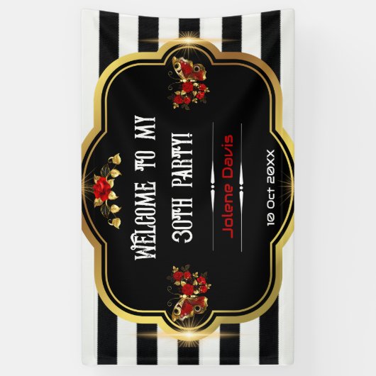Welkom op mijn 21ste Feest Spandoek (Verticaal)