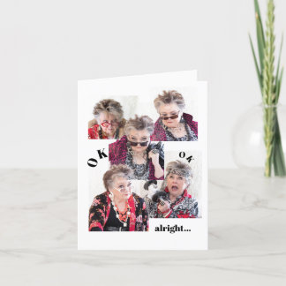 Welkom op mijn gekke wereld verjaardag kaart