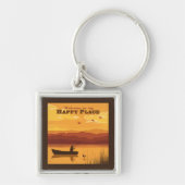 Welkom op mijn gelukkige plek sleutelhanger (Voorkant)