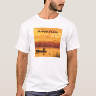 Welkom op mijn gelukkige plek t-shirt