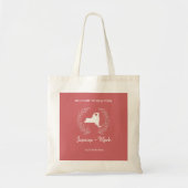 Welkom op New York Destination Wedding Tote Bag (Voorkant)