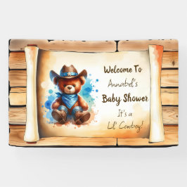 Welkom op ons Baby shower Gepersonaliseerd Spandoek