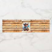 Welkom op ons Baby shower Gepersonaliseerd Waterfles Etiket