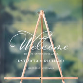 Welkom op onze Beginnende Bruiloft Welkomstbord Acryl Bord (Neutraal)