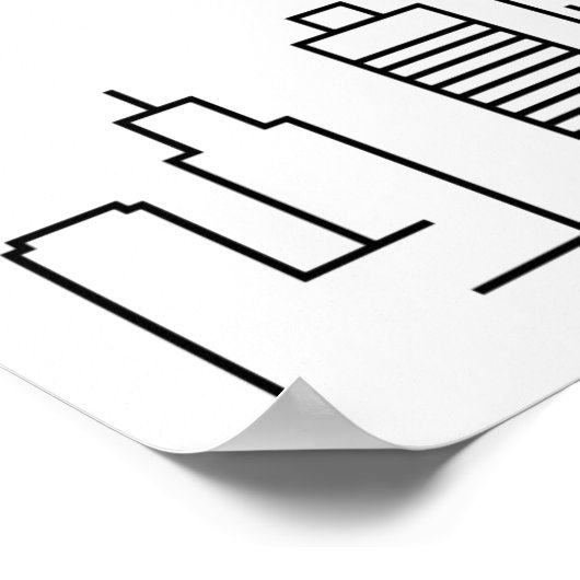 Welkom op onze Brooklyn bruiloft! Poster (Hoek)