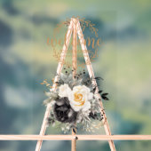 Welkom op onze bruiloft acryl teken acryl bord (Neutraal)