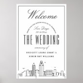 Welkom op onze bruiloft in San Diego! Poster (Voorkant)