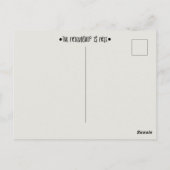 Welkom op onze Camper Postcard Briefkaart (Achterkant)