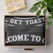 Welkom op onze camping tissuepapier (Geschenk)