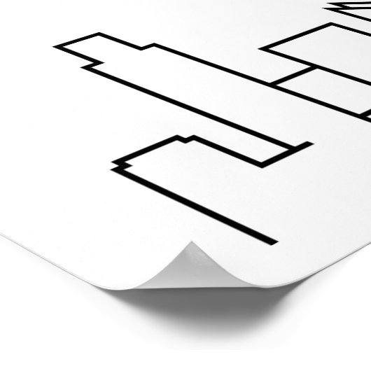 Welkom op onze Chicago bruiloft! Poster (Hoek)