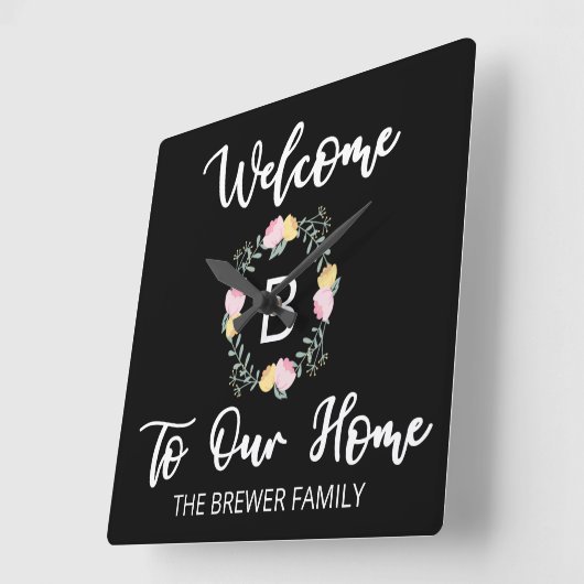 Welkom op onze gepersonaliseerde klok (Hoek)