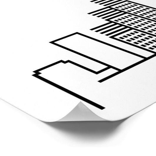 Welkom op onze Houston bruiloft! Poster (Hoek)