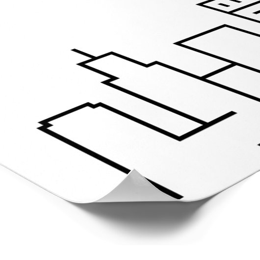 Welkom op onze Philadelphia bruiloft! Poster (Hoek)