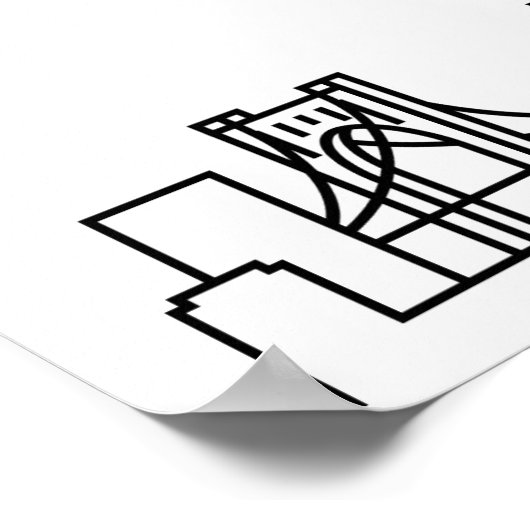 Welkom op onze Pittsburgh bruiloft! Poster (Hoek)