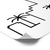 Welkom op onze Seattle bruiloft! Poster (Hoek)