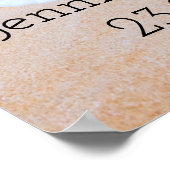 Welkom op onze trouwlocatie in de tropen poster (Hoek)