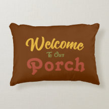 Welkom op onze veranda / Altijd / Thanksgiving /