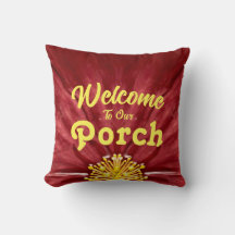 Welkom op onze veranda / schommelen / origineel /