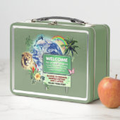Welkom op Planeet Aarde Metalen Lunchbox (In situ)