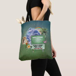 Welkom op Planet Earth Tote Bag