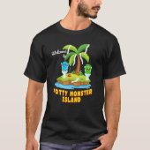 Welkom op Potty Monster Island T-shirt (Voorkant)