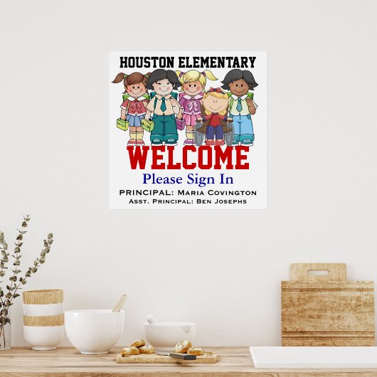 Welkom op school - SRF Poster (Keuken)