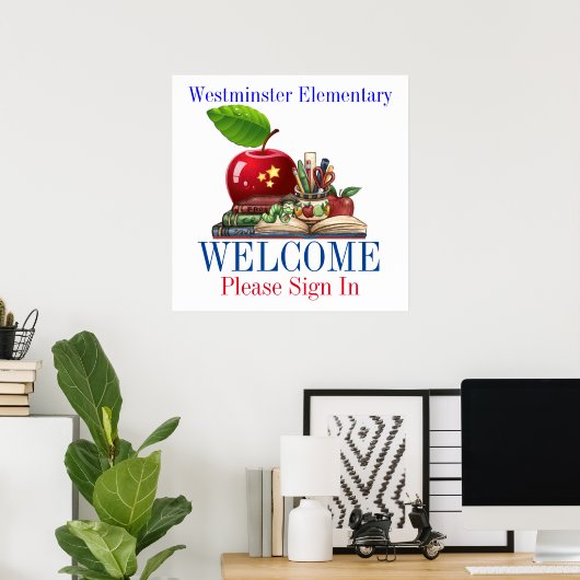 Welkom op school - SRF Poster (Thuiskantoor)