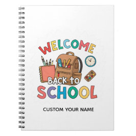 WELKOM OP SCHOOL TERUG NOTITIEBOEK