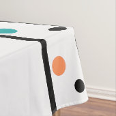 Welkom Oranje Turquoise Stippen Tafelkleed (Voorbeeld)