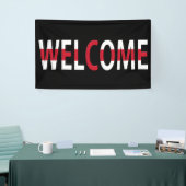 Welkom overlay op Engeland Vlag (h) Brecht Spandoek (Beurs)