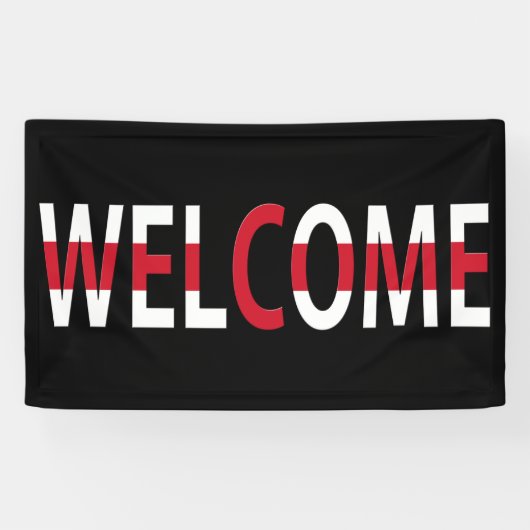 Welkom overlay op Engeland Vlag (h) Brecht Spandoek (Horizontaal)