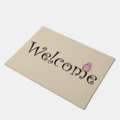 Welkom Owl Mat (Schuin)
