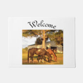 Welkom paard deurmat (Voorkant)