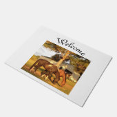 Welkom paard deurmat (Schuin)