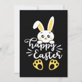 Welkom Paaseierjacht met Bunny & Floral Degien Kaart (Achterkant)