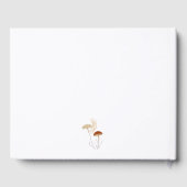 Welkom paddenstoel-Baby shower Gastenboek (Achterkant)