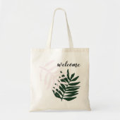 Welkom | Palm Getaway Canvas tas (Voorkant)