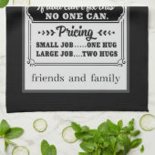 Welkom Papa's Garage Vrienden & Familie Theedoek (Gevouwen)